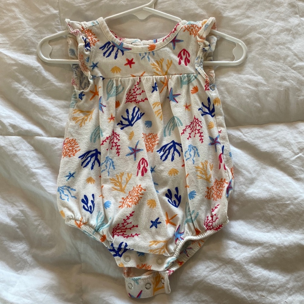 Old navy coral bubble 0-3